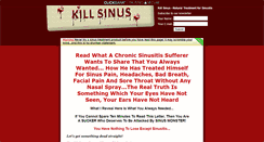 Desktop Screenshot of killsinus.com